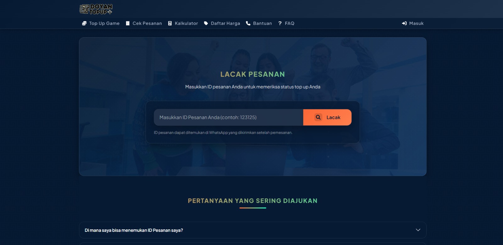 E-Commerce Top Up Gaming